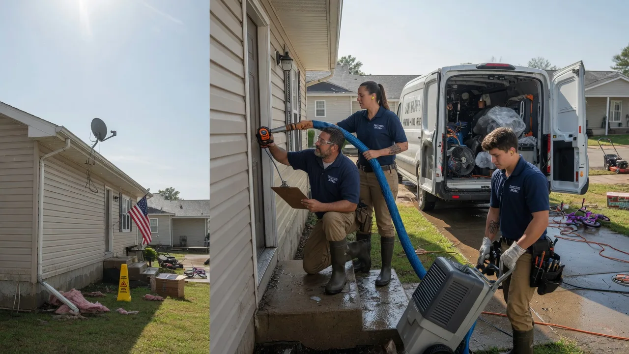 Ceiling Water Damage Restoration in Harts, WV near me